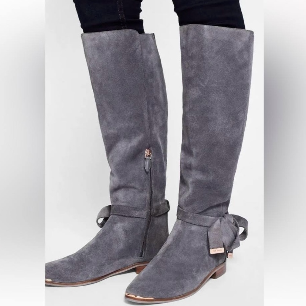 Ted Baker Sintiia suede knee high boots size 36 / 5.5